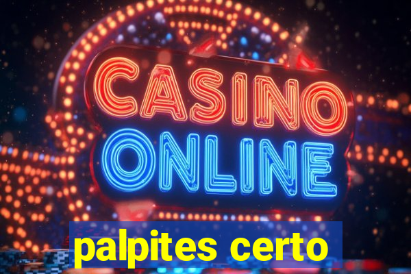 palpites certo